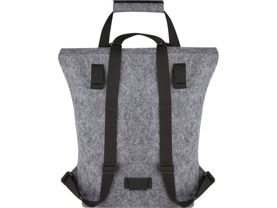 Felta GRS recycled felt roll-top bike bag 13L 3