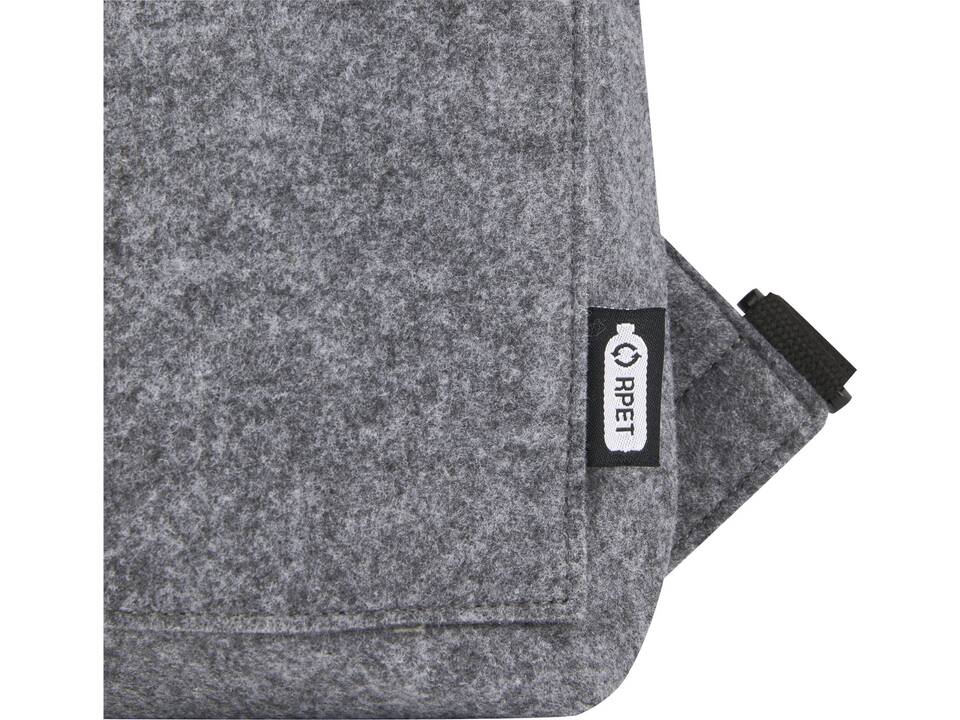 Felta GRS recycled felt roll-top bike bag 13L 6