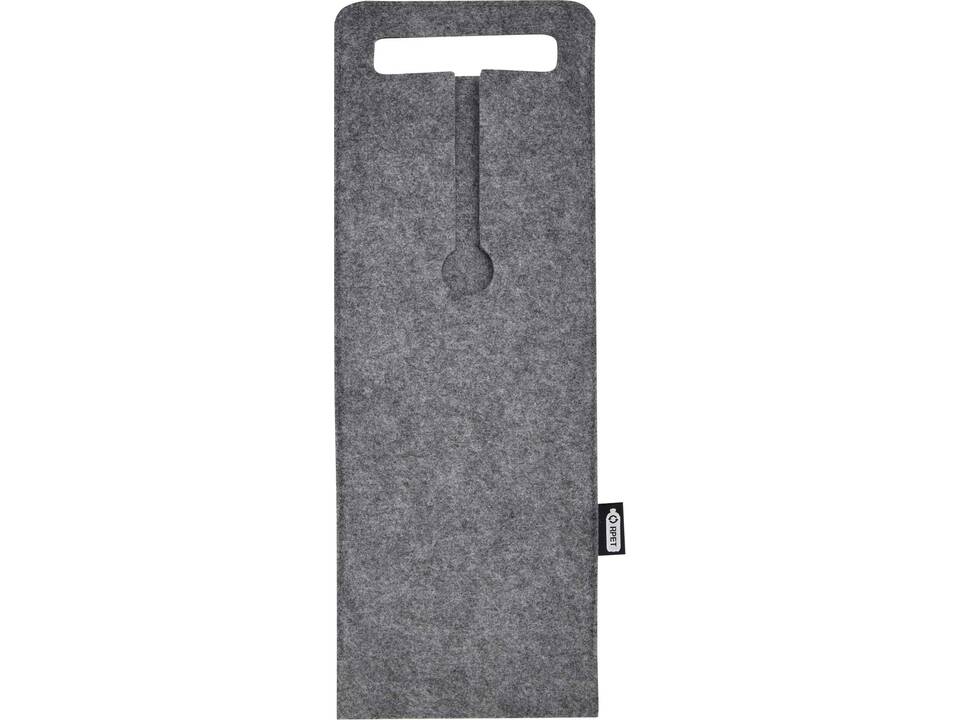 Felta 75 cl GRS recycled felt wine bag 2