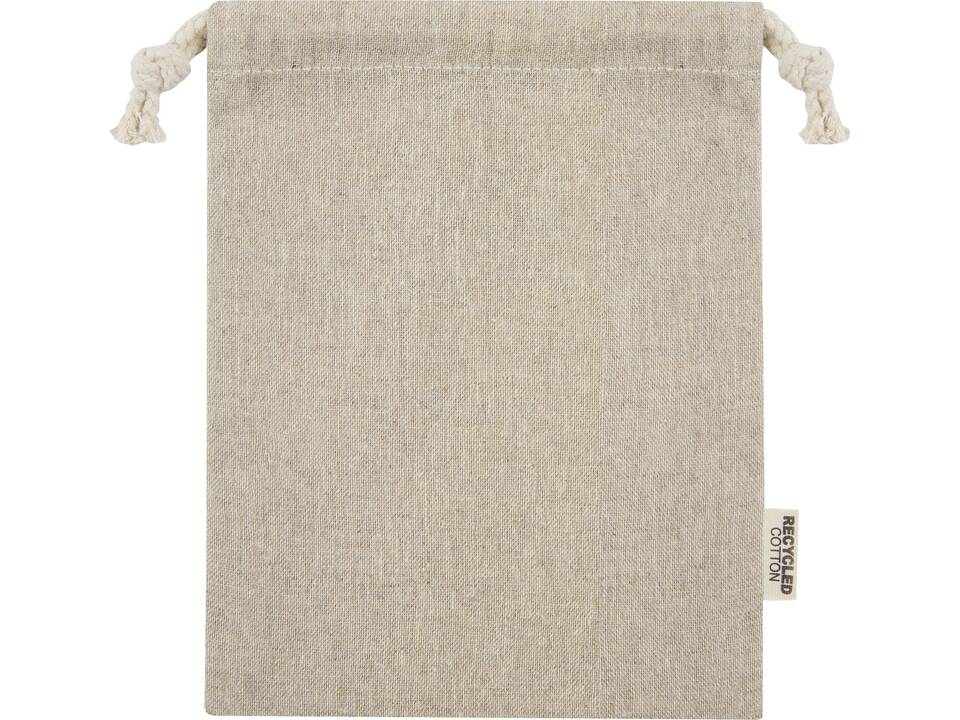 Pheebs 150 g/m² GRS recycled cotton gift bag small 0.5L 2