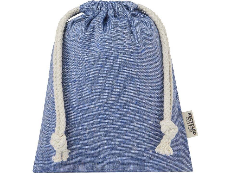 Pheebs 150 g/m² GRS recycled cotton gift bag small 0.5L 5