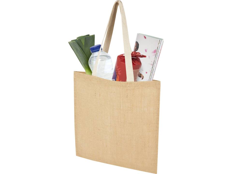 Juta 300 g/m² jute tote bag 7L 3