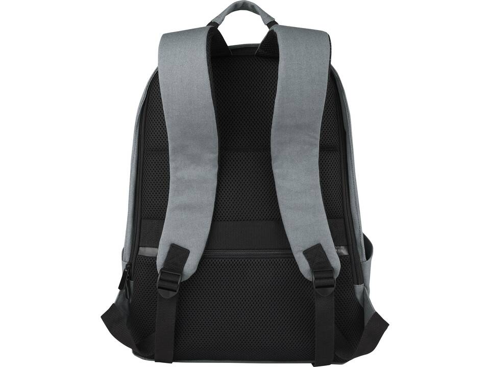 Joey 15.6" GRS recycled canvas anti-theft laptop backpack 18L 16