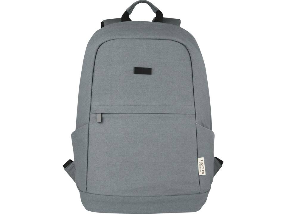 Joey 15.6" GRS recycled canvas anti-theft laptop backpack 18L 15