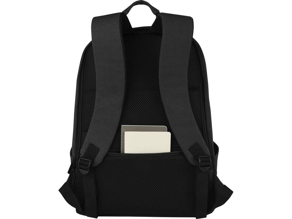 Joey 15.6" GRS recycled canvas anti-theft laptop backpack 18L 26