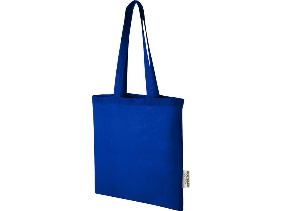 Madras 140 g/m2 recycled cotton tote bag 7L 12