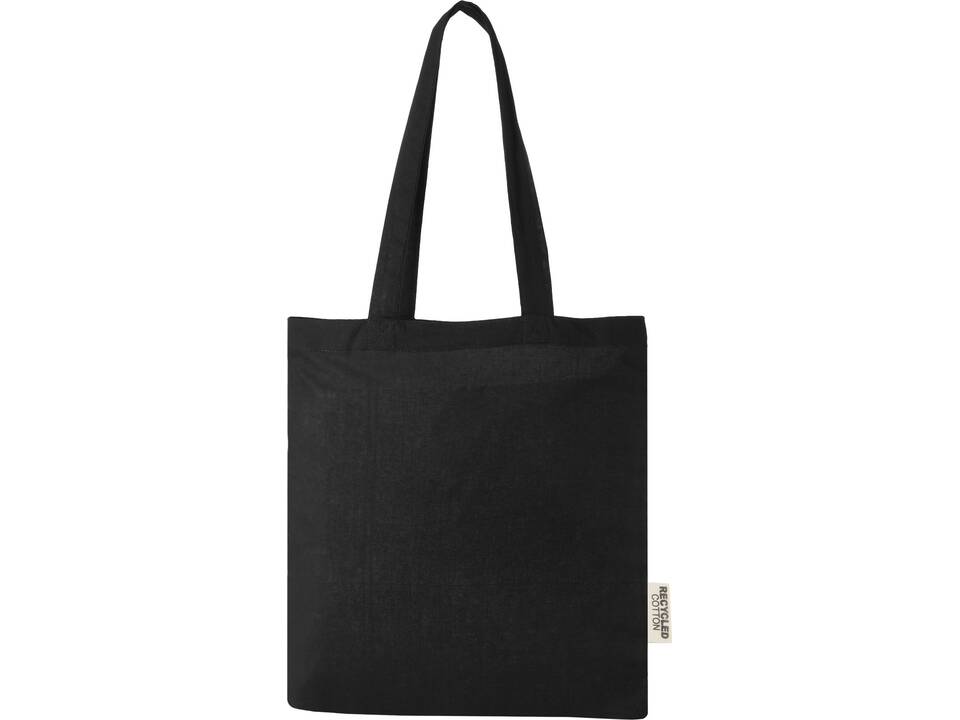 Madras 140 g/m2 recycled cotton tote bag 7L 21