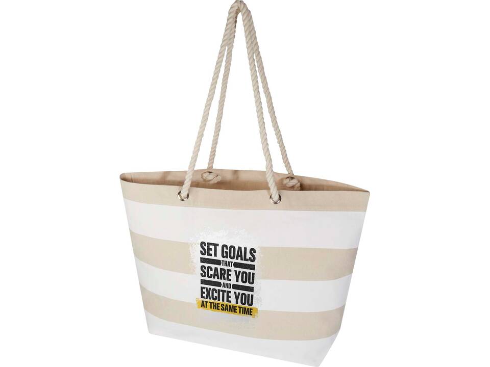 Florida 270 g/m² GRS recycled beach tote bag 18L 2