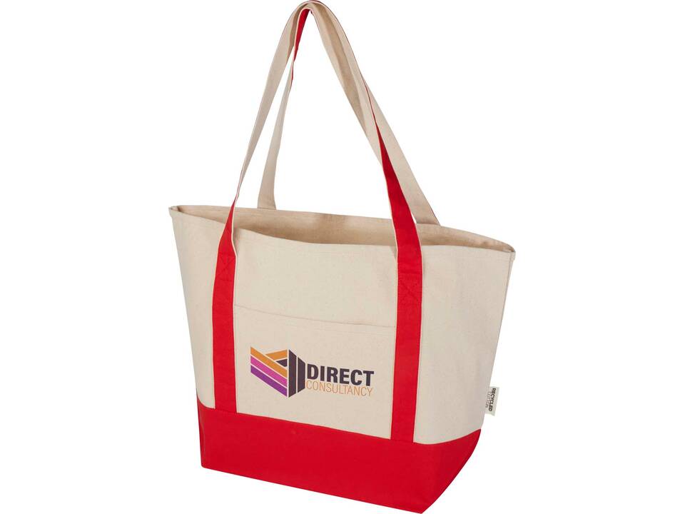 Sam 320 g/m² GRS recycled cotton tote bag 2