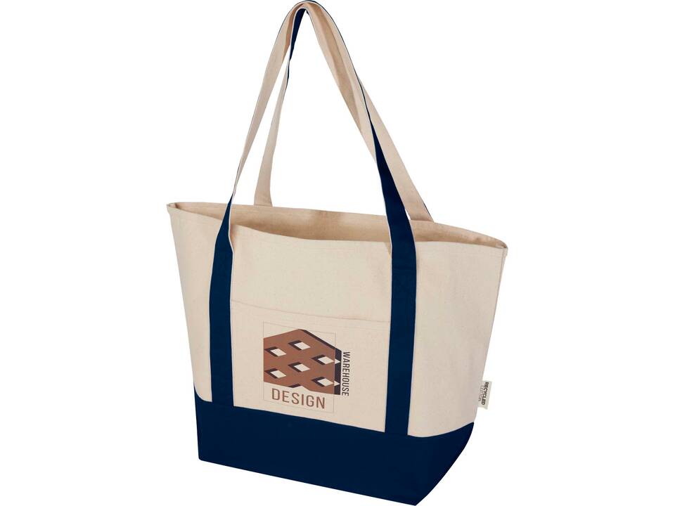 Sam 320 g/m² GRS recycled cotton tote bag 9