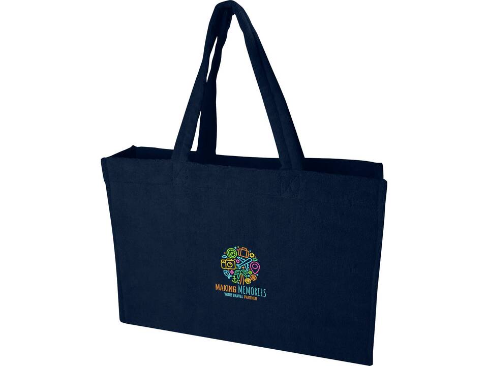 Siam GRS recycled terry beach tote bag 13L 9