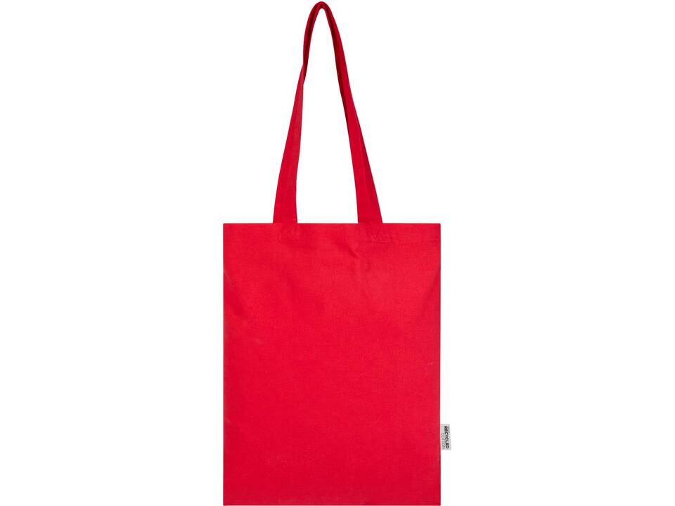 Madras Blend 140 g/m² GRS recycled cotton tote bag 7L 7