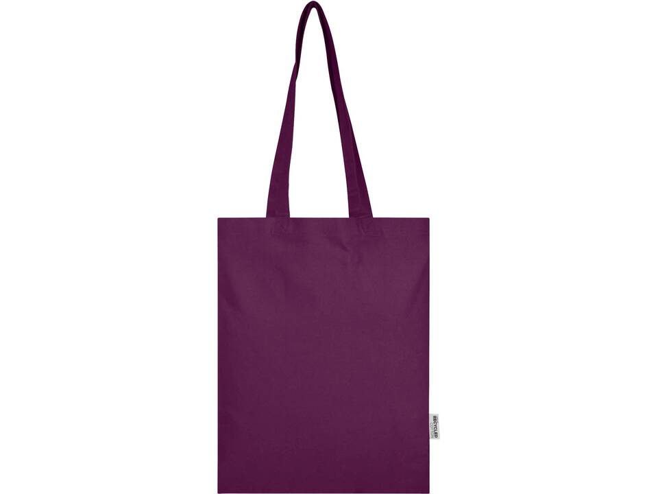 Madras Blend 140 g/m² GRS recycled cotton tote bag 7L 12