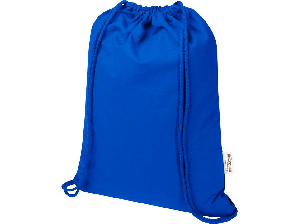 Oregon Blend 140 g/m² GRS recycled drawstring bag 5L 10