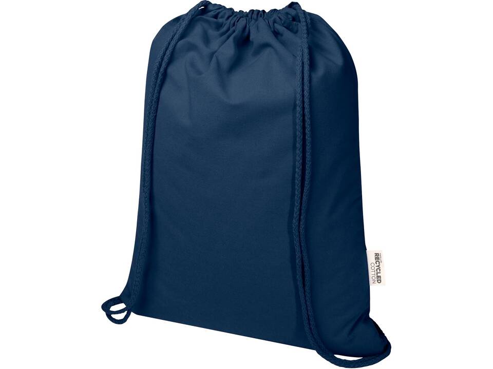 Oregon Blend 140 g/m² GRS recycled drawstring bag 5L 15