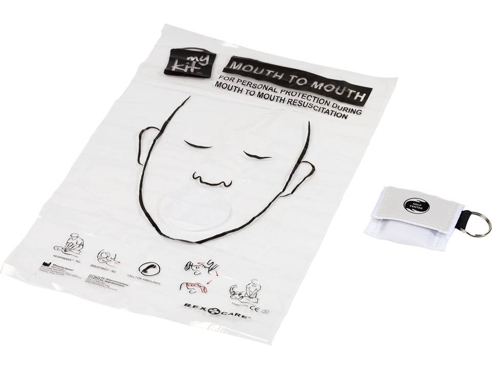 Henrik mouth-to-mouth shield in polyester pouch 4