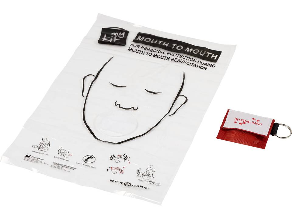 Henrik mouth-to-mouth shield in polyester pouch 7
