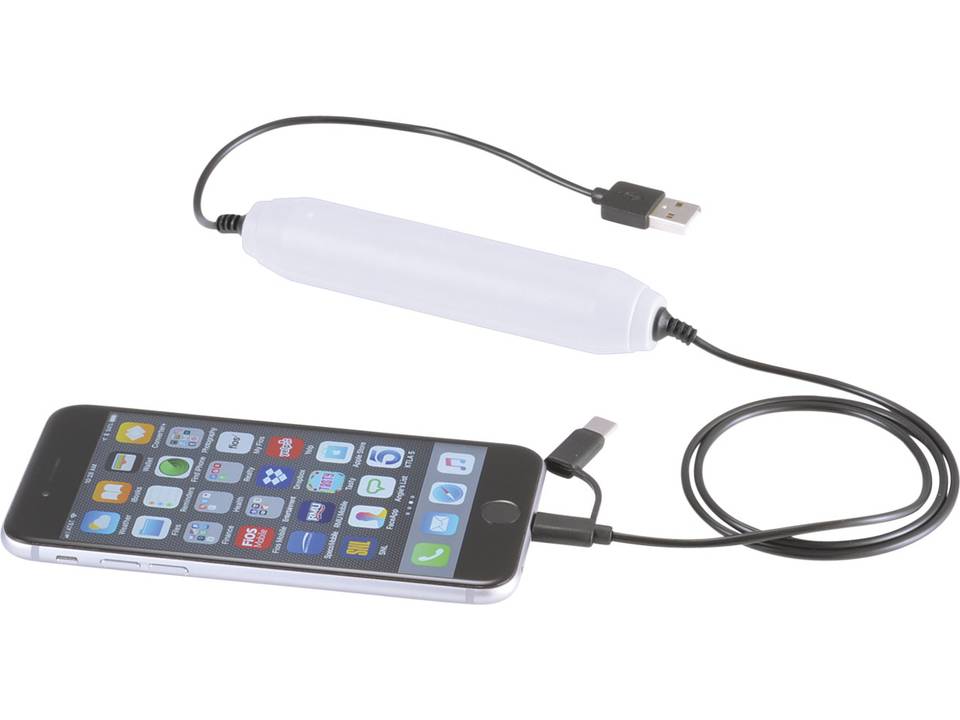 Path 2000 mAh Power Bank with 3-in-1 Cable 16