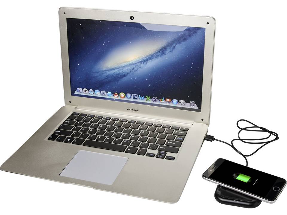 Radiant light-up logo wireless charging pad 6