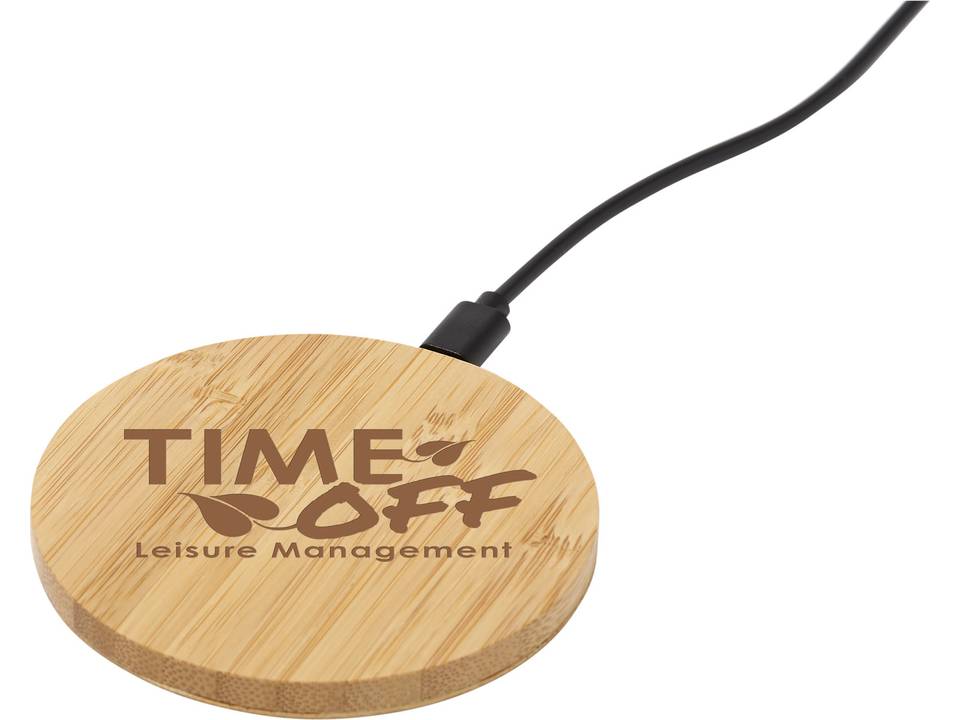 Essence bamboo wireless charging pad 2