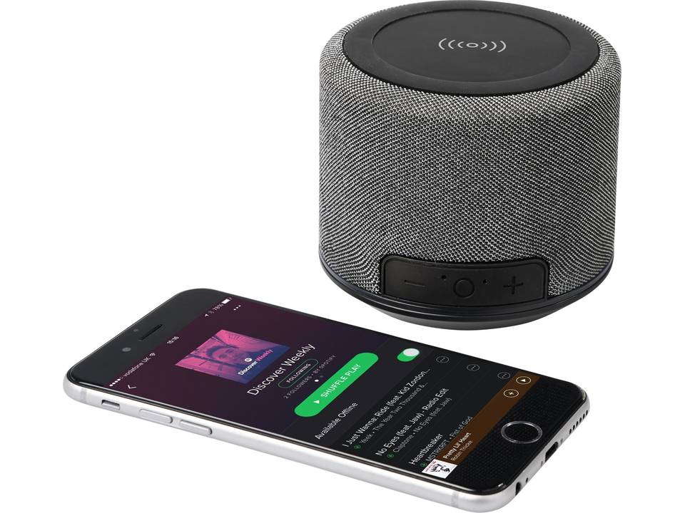 Fiber wireless charging Bluetooth® speaker 7