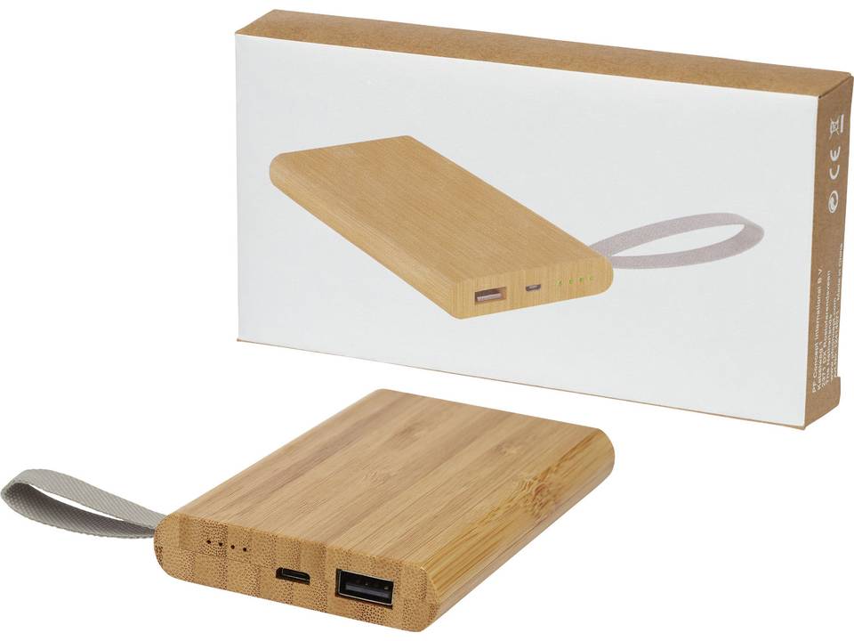 Tulda 5000 mAh bamboo power bank 6