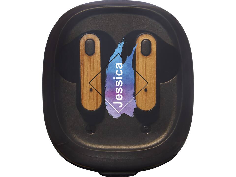 Nitida TWS bamboo earbuds 2