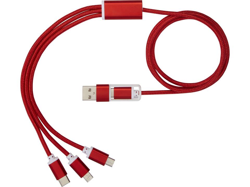 Versatile 3-in-1 charging cable with dual input 3