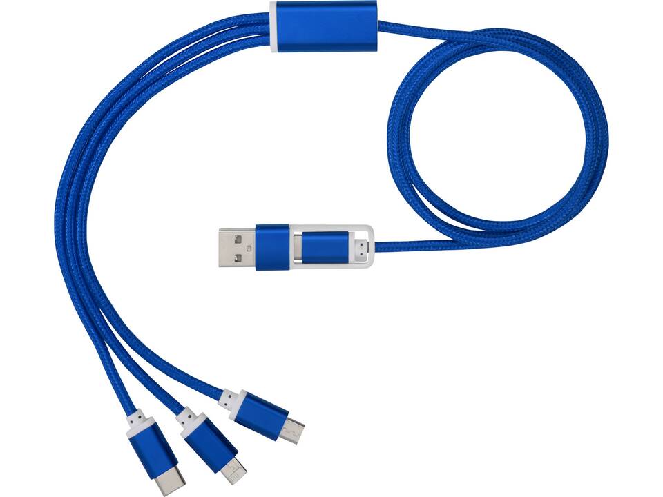 Versatile 3-in-1 charging cable with dual input 8