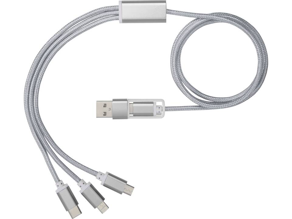 Versatile 3-in-1 charging cable with dual input 13