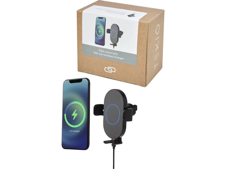 Pilot 15W wireless automatic car charger 6
