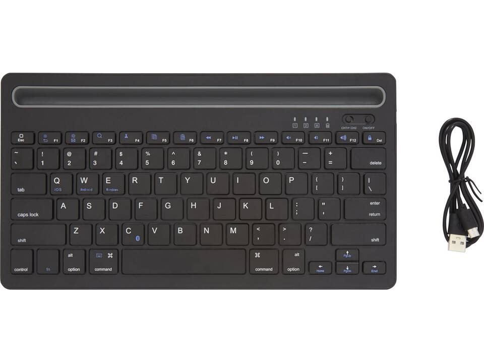 Hybrid multi-device keyboard with stand 4