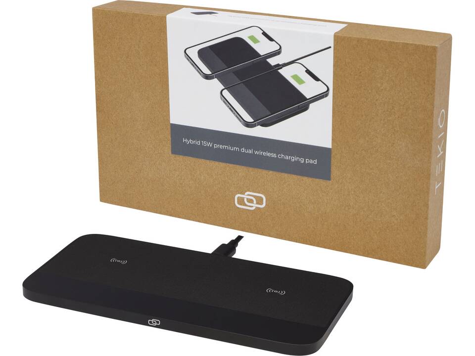 Hybrid 15W premium dual wireless charging pad 7