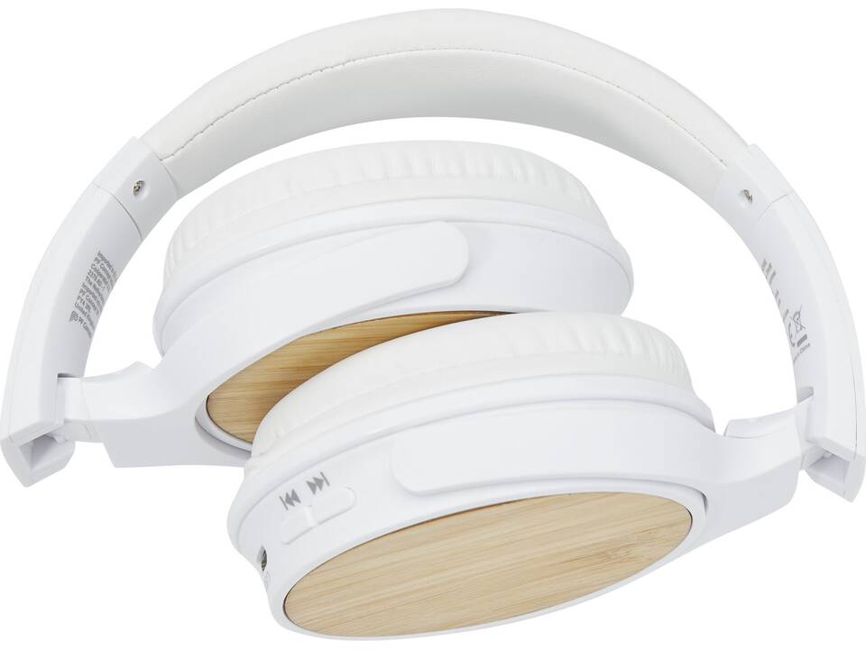 Athos bamboo Bluetooth headphones with microphone 6
