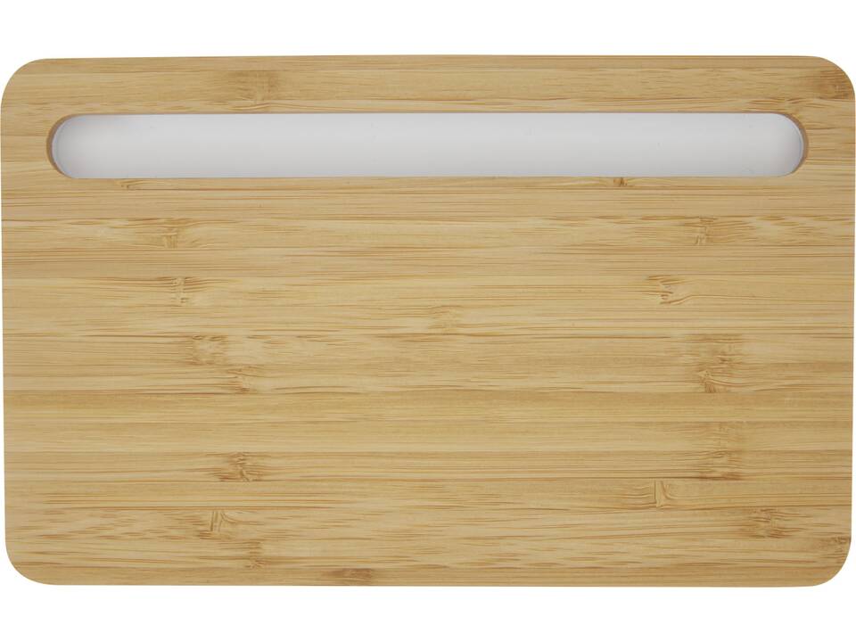 Medake 10W bamboo desktop wireless charger 3