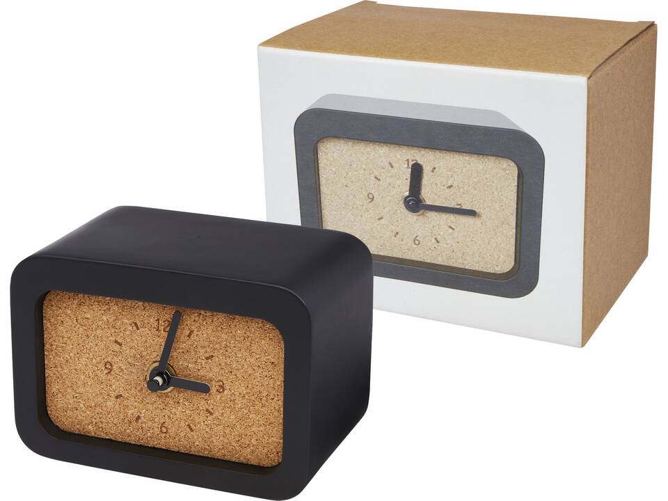 Momento wireless limestone charging desk clock 6