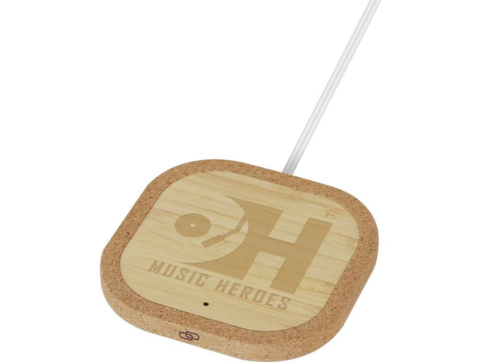 Cerris 15W cork wireless charging pad 1
