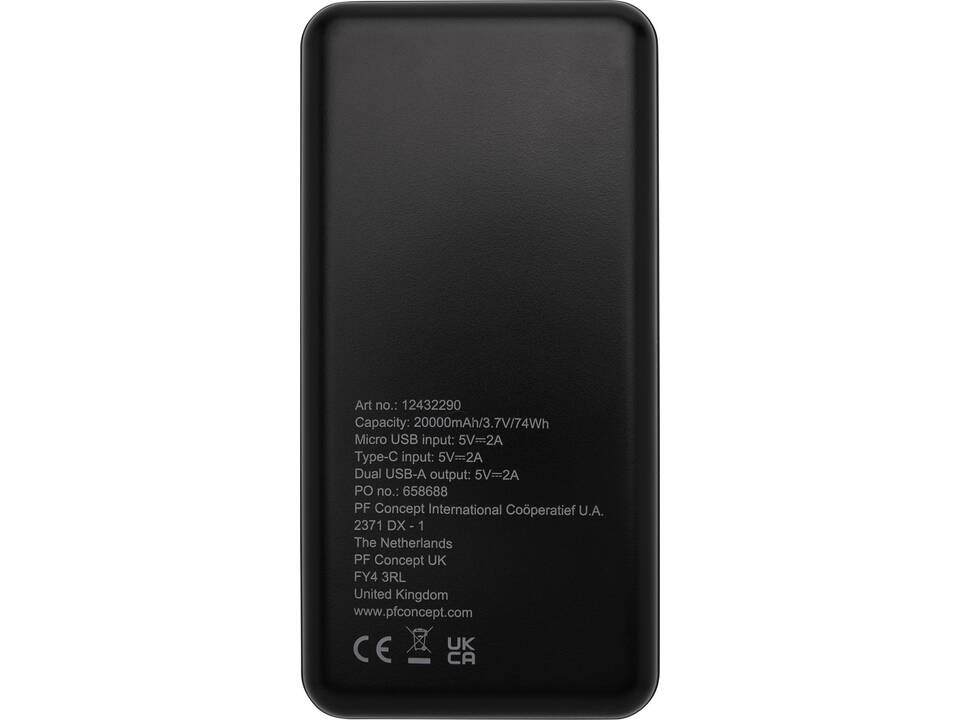 Loop 20.000 mAh recycled plastic power bank 3