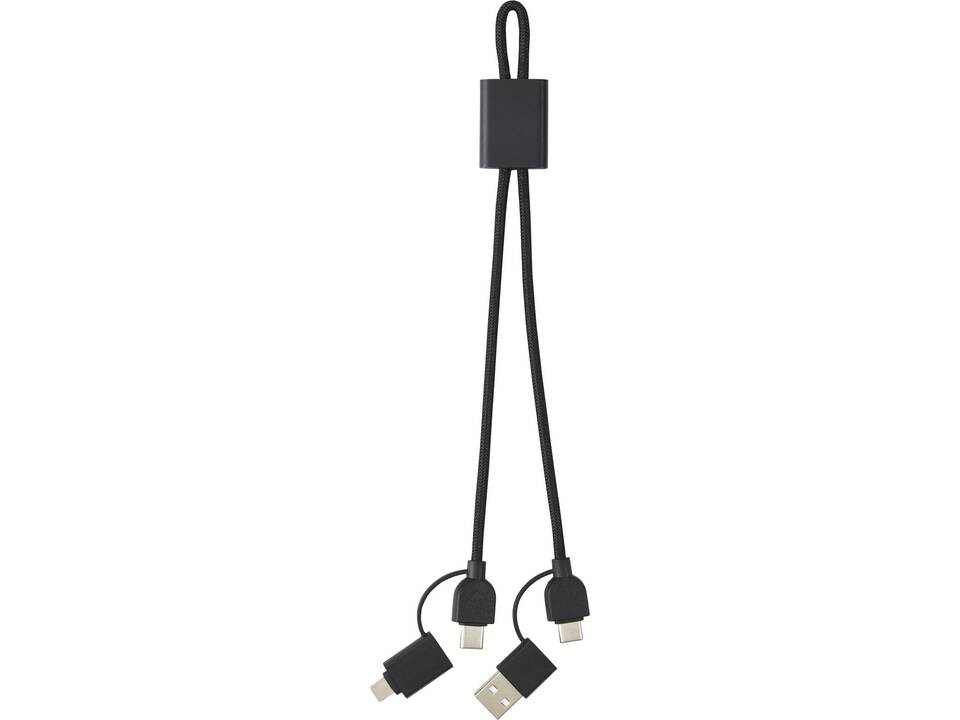 Connect 6-in-1 45W RCS recycled aluminium fast charging cable 3