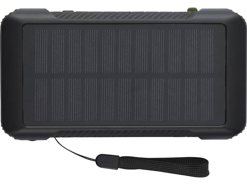Soldy 10.000 mAh RCS recycled plastic solar dynamo power bank 3