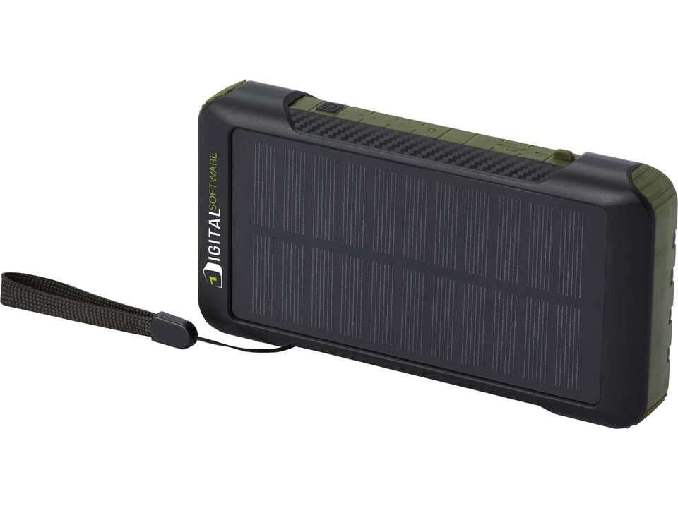 Soldy 10.000 mAh RCS recycled plastic solar dynamo power bank 1