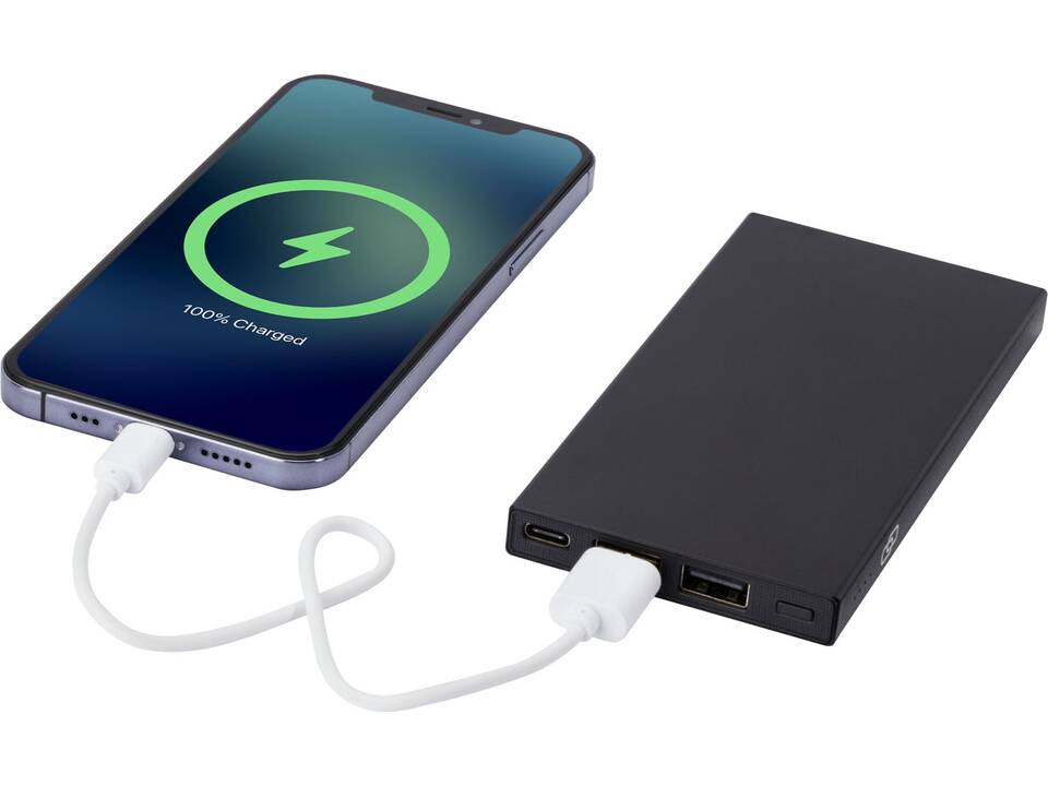 Connect 5000 mAh RCS recycled aluminium power bank 6