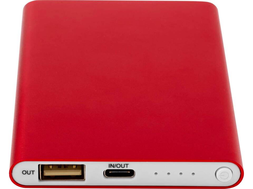 Pep 4000 mAh Type-C recycled aluminium power bank 4