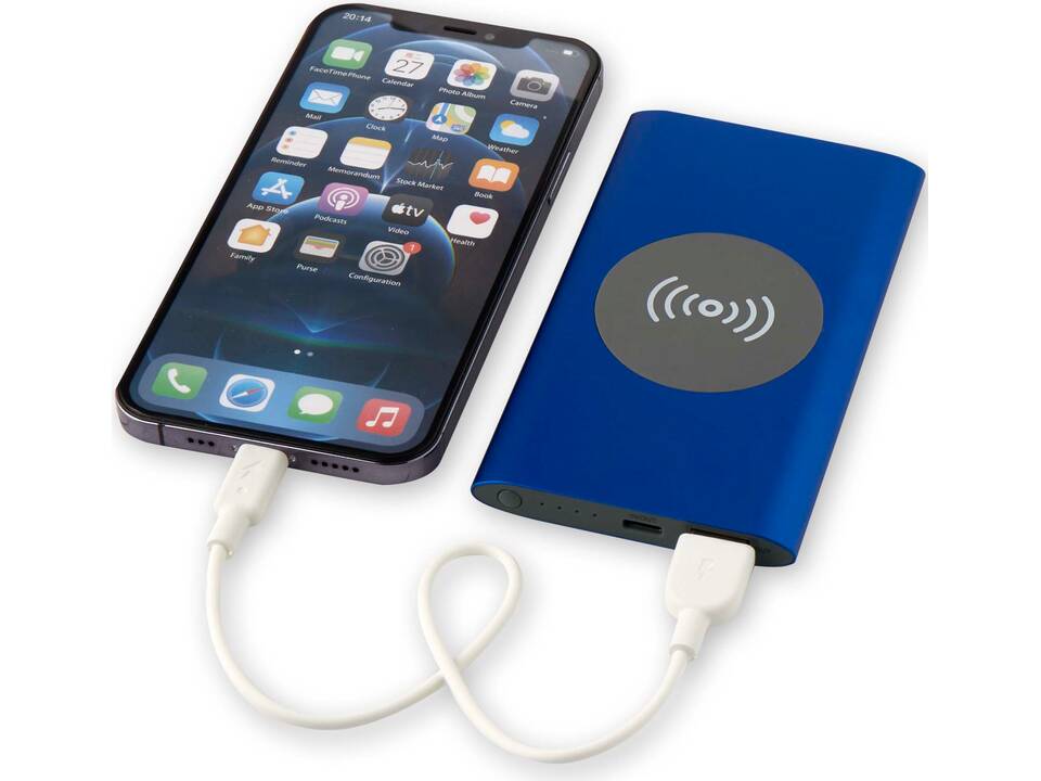 Juice 4000 mAh Type-C recycled aluminium wireless power bank 14