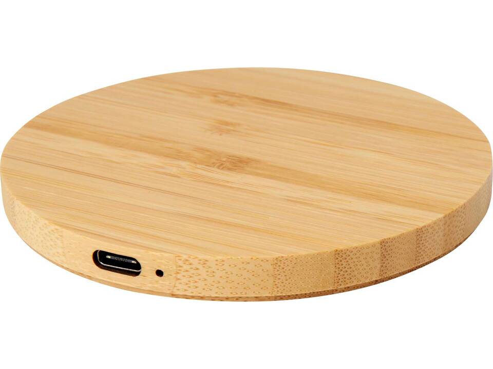 Essence 15W bamboo wireless charging pad 7