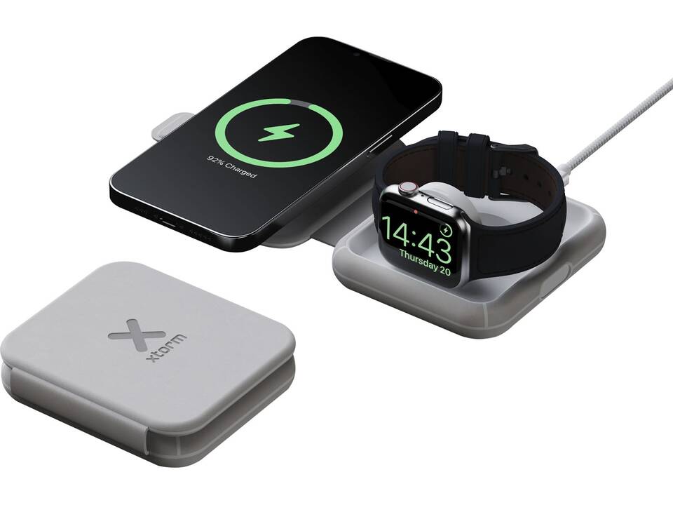 Xtorm XWF21 15W foldable 2-in-1 wireless travel charger 5