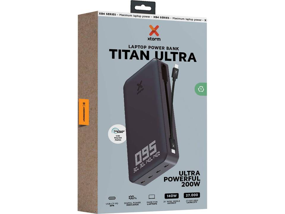 Xtorm XB403 Titan Ultra 27.000 mAh 200W laptop power bank 3