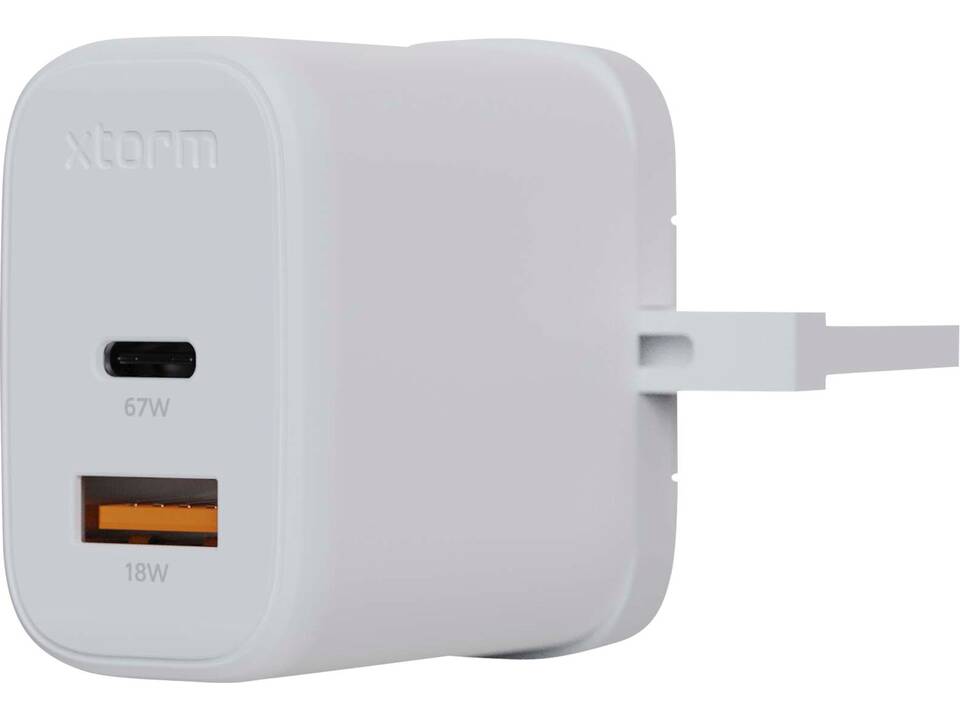 Xtorm XEC067G GaN² Ultra 67W wall charger - UK plug 8
