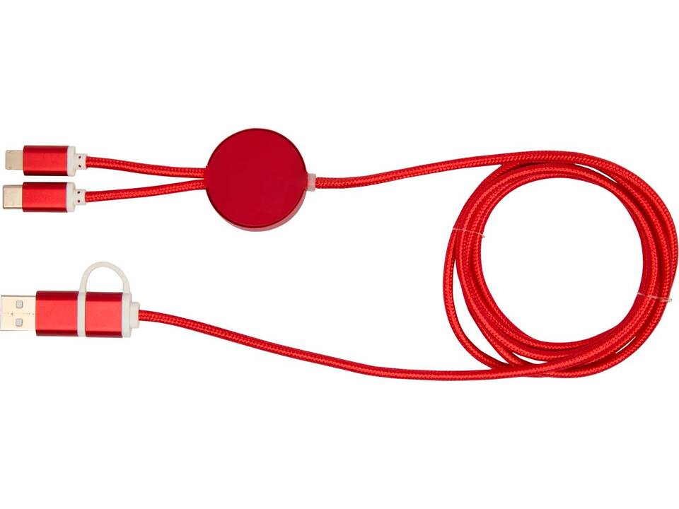 Alasia 5-in-1 recycled aluminium and plastic 150 cm data sync and 27W fast charge cable 3