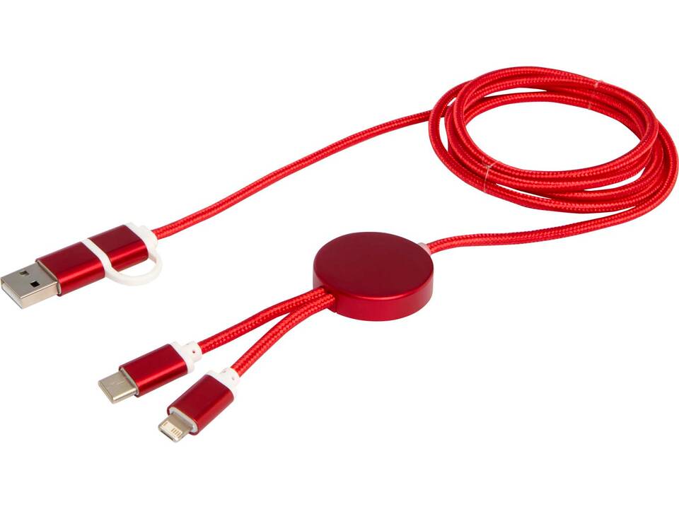 Alasia 5-in-1 recycled aluminium and plastic 150 cm data sync and 27W fast charge cable 4